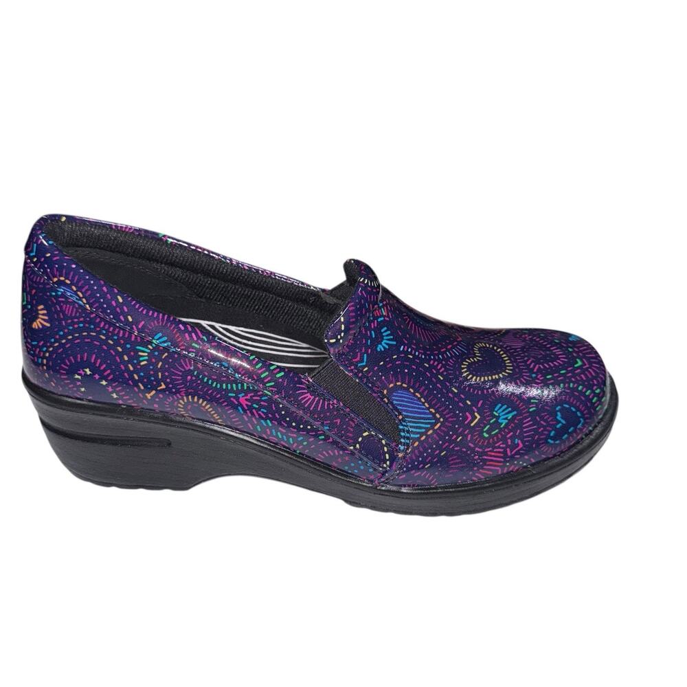 Easy Works By Easy Street Leeza Purple Slip-On Clog Women's Size 9.5 M - Picture 3 of 16